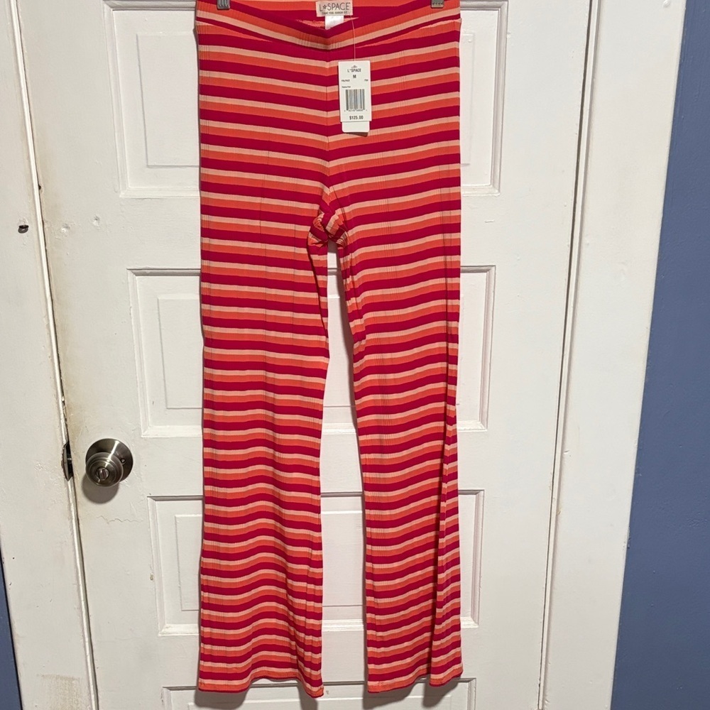 L*Space Vibrant Striped Flare Pants